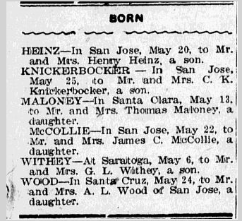 news paper birth announcement